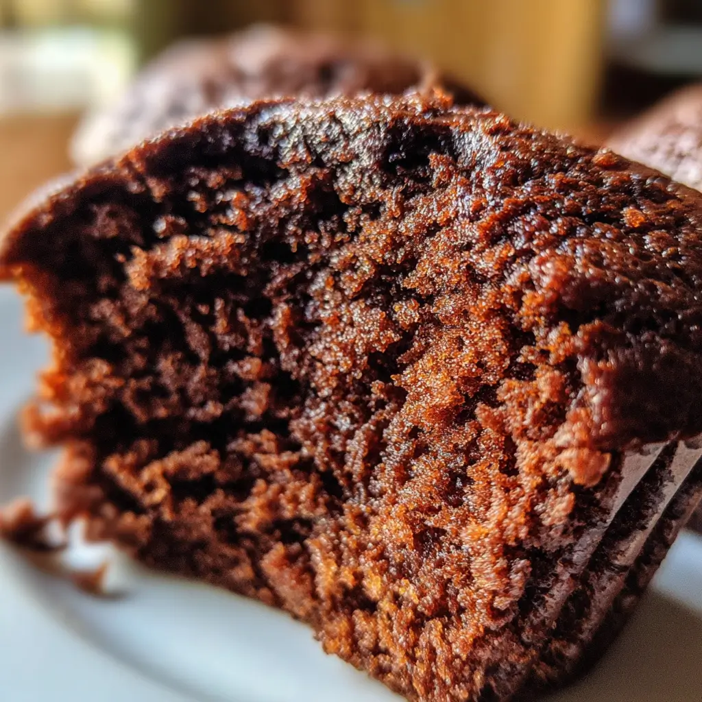 Gluten-Free Chocolate Cupcakes That Are Moist and Easy to Bake 4 close-up of moist gluten-free chocolate cupcake showing rich crumb and soft texture