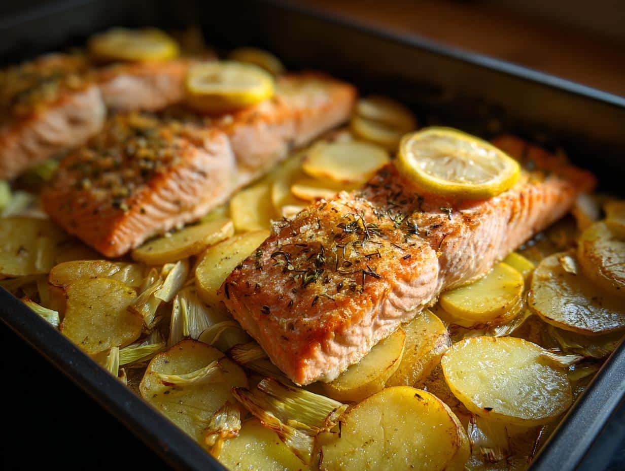 40-Minute One‑Pan Salmon Bake: Lazy Chef’s Dream Dinner