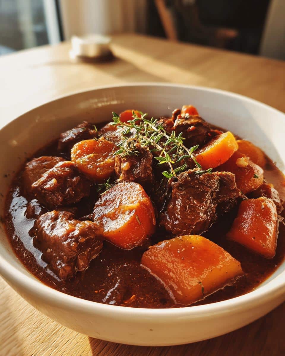 One‑Pot Beef, Carrot & Parsnip Stew - detail 1