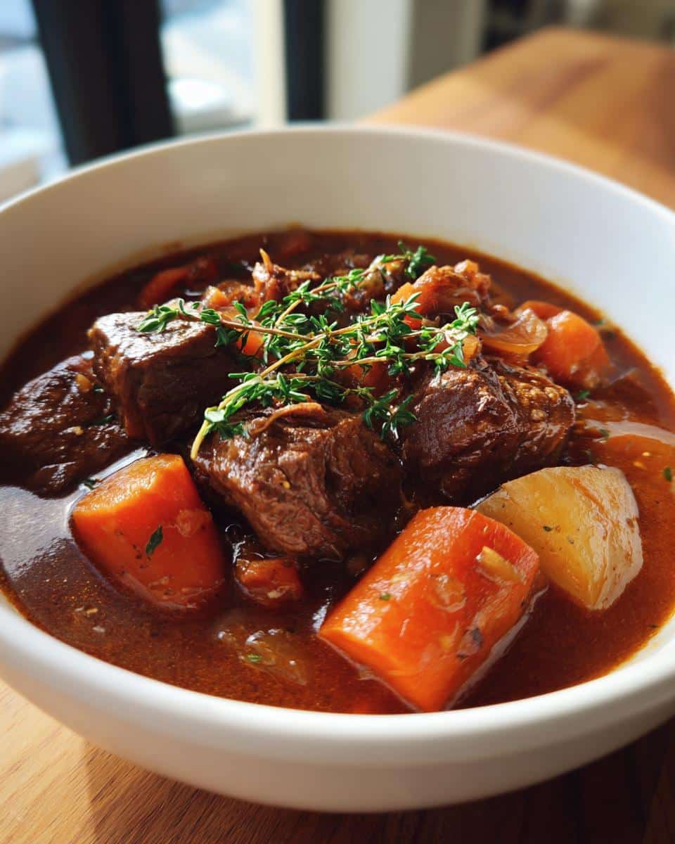 One‑Pot Beef, Carrot & Parsnip Stew - detail 2