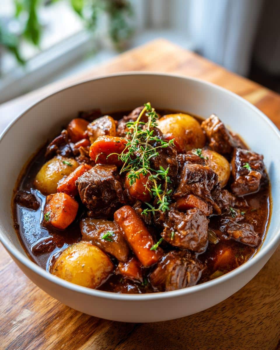 One‑Pot Beef, Carrot & Parsnip Stew - detail 3