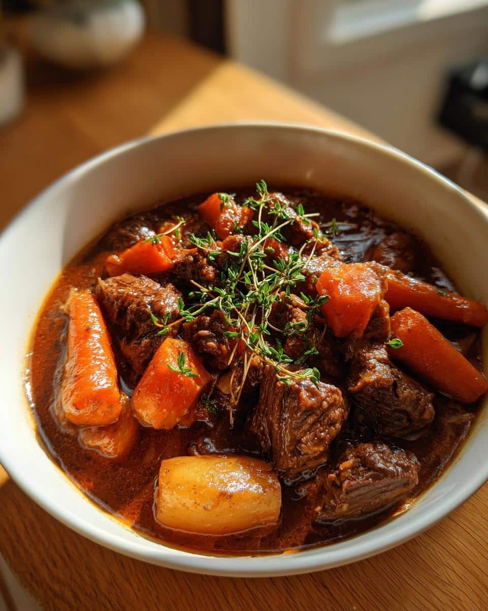 One‑Pot Beef, Carrot & Parsnip Stew - detail 4