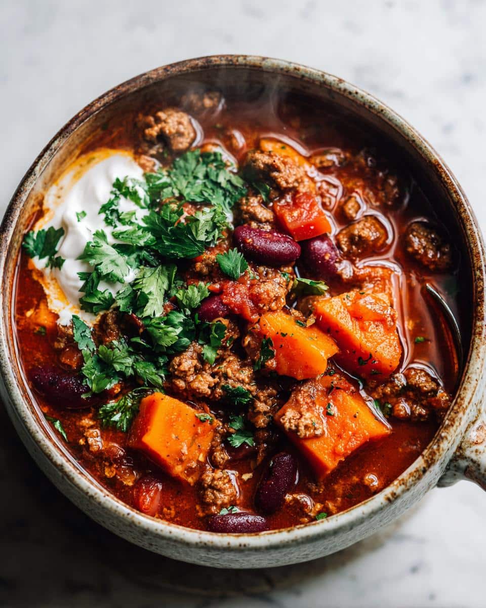 One‑Pot Beef & Sweet Potato Chili - detail 3