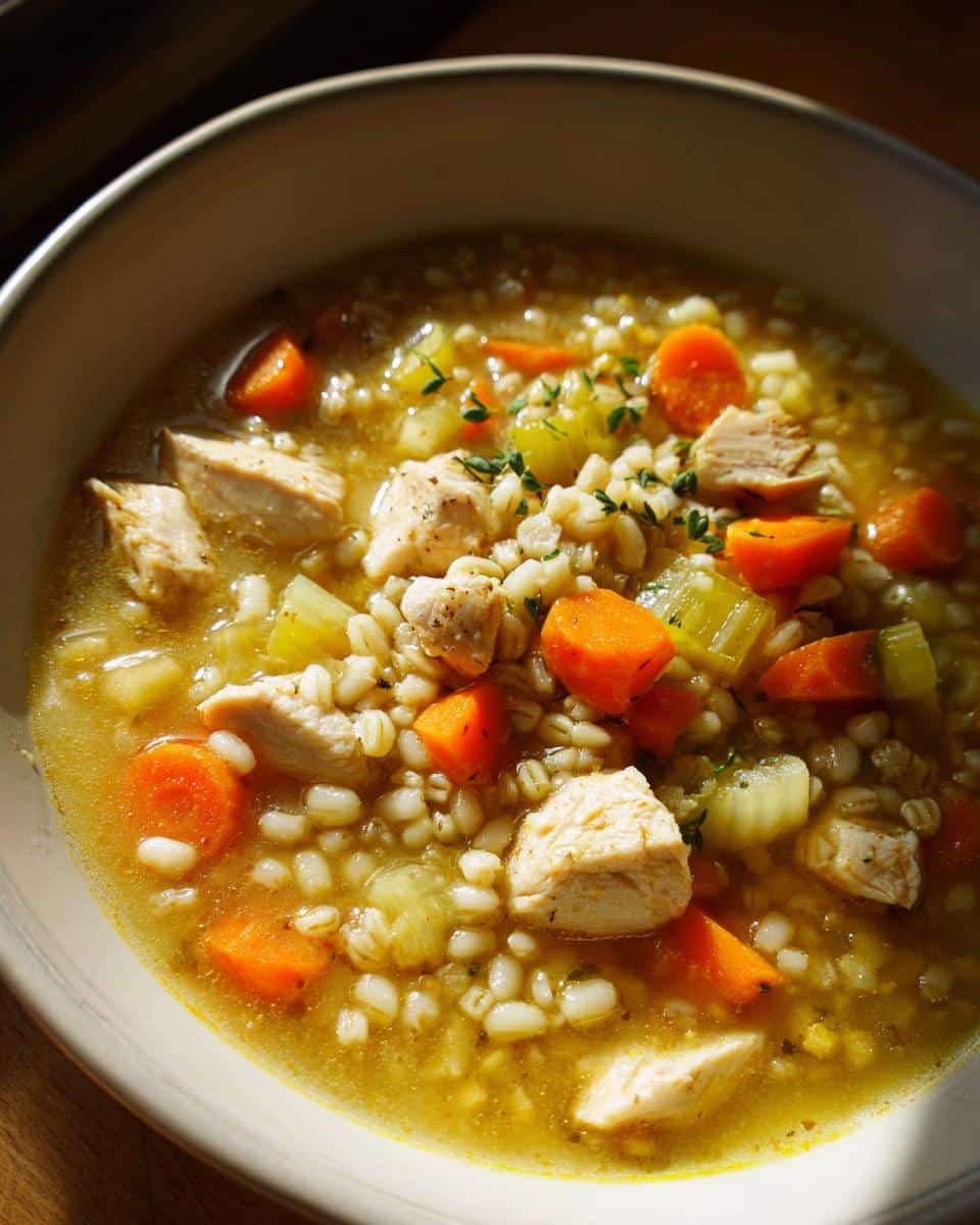 One‑Pot Chicken, Barley & Root Vegetable Soup - detail 3