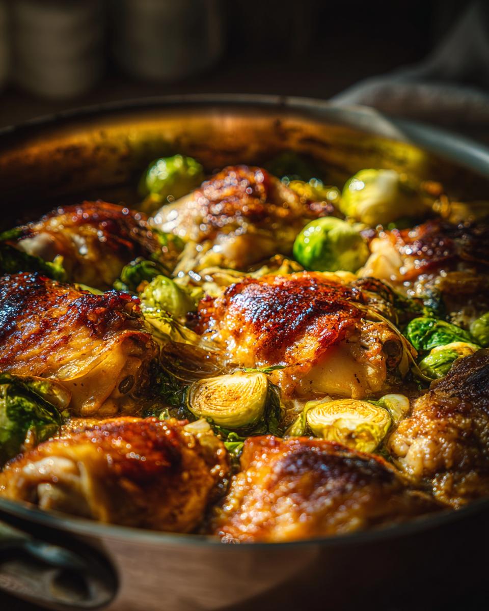 One‑Pot Chicken, Brussels Sprouts & Chestnuts - detail 1
