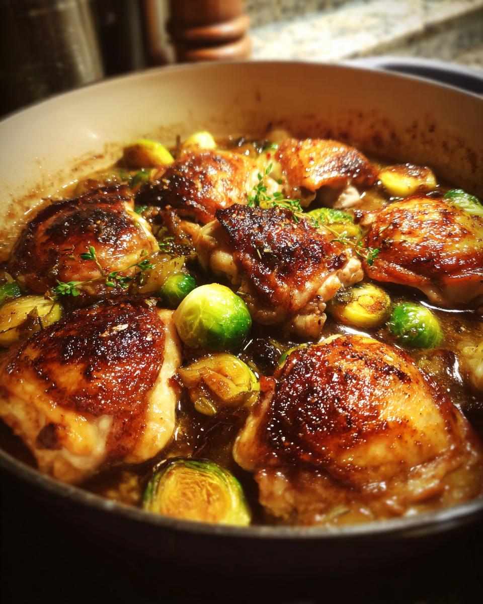 One‑Pot Chicken, Brussels Sprouts & Chestnuts - detail 2