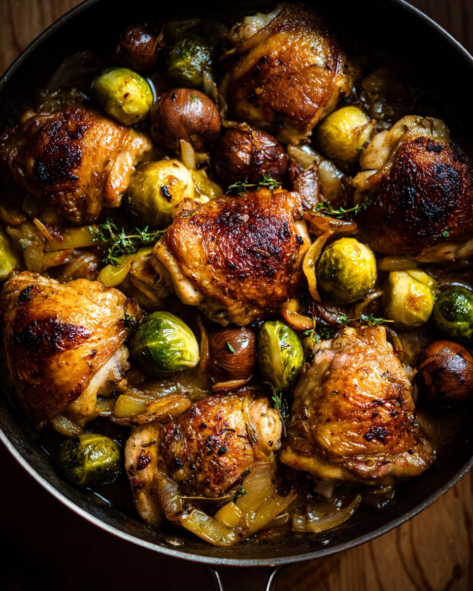 One‑Pot Chicken, Brussels Sprouts & Chestnuts - detail 3