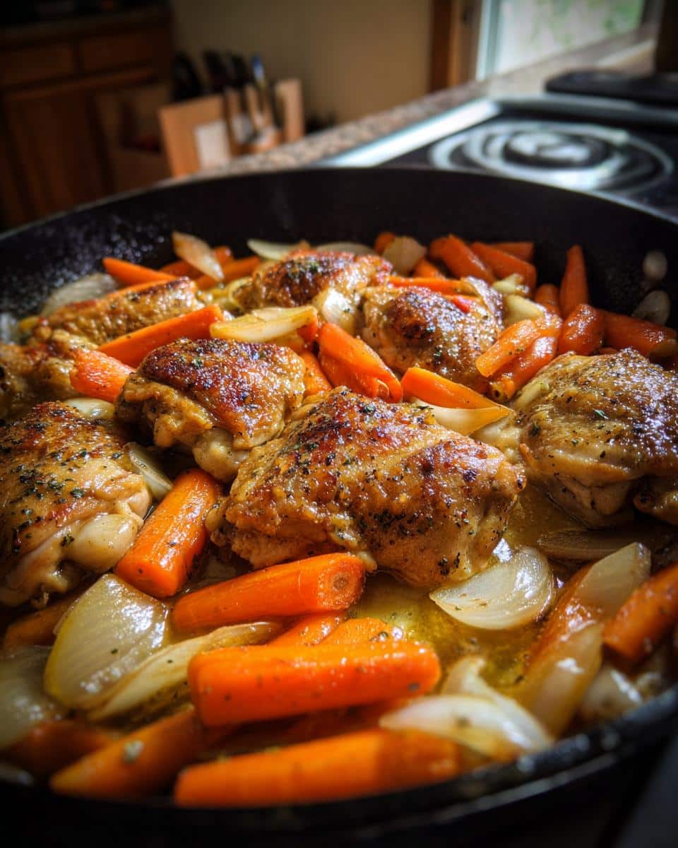 One‑Pot Chicken, Carrot & Parsnip Skillet - detail 1