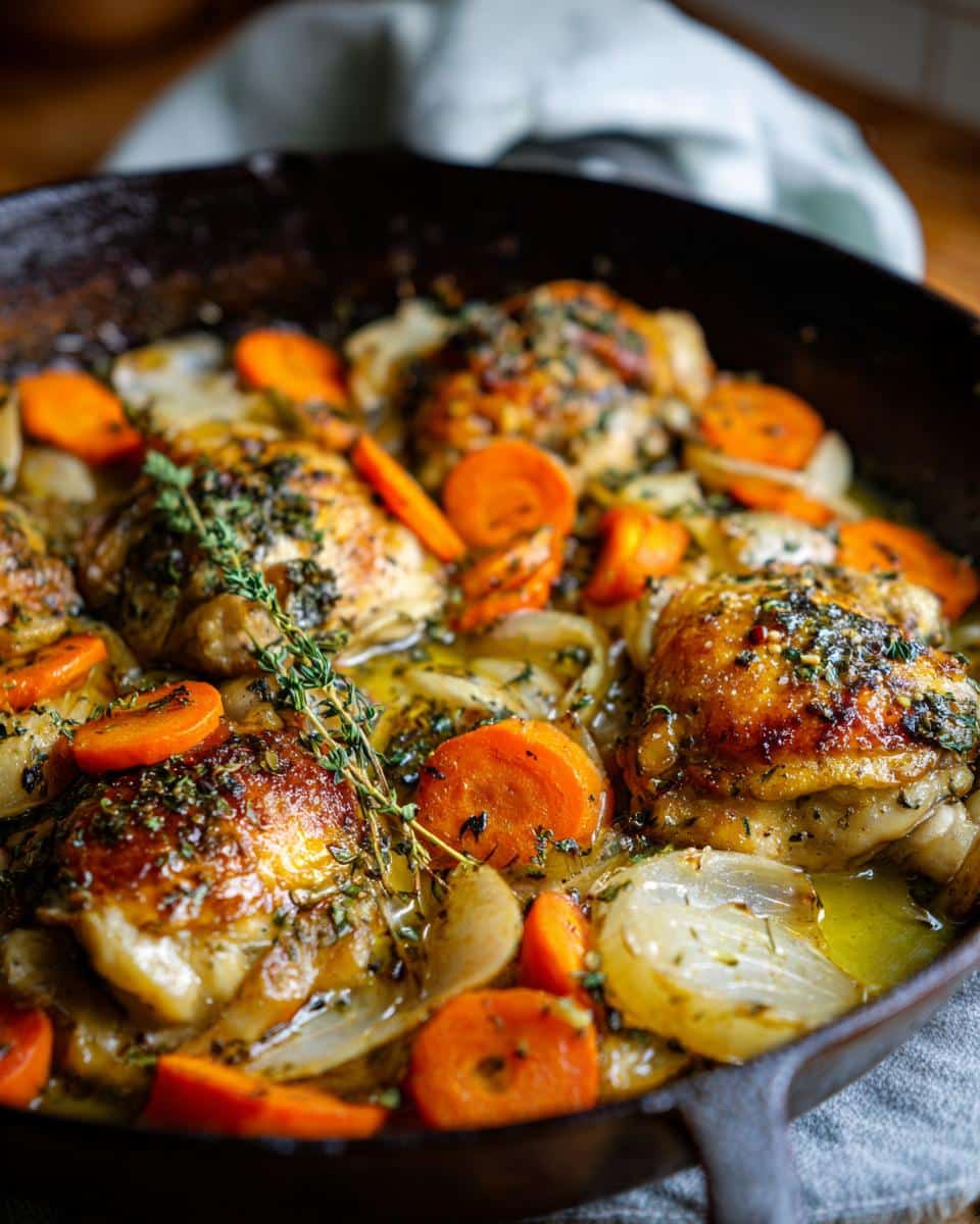 One‑Pot Chicken, Carrot & Parsnip Skillet - detail 2