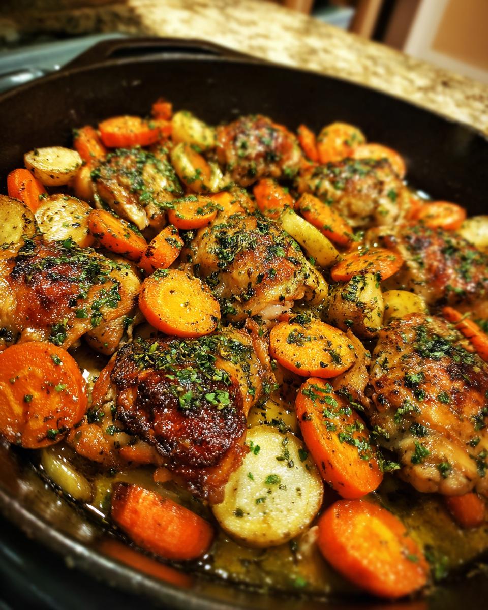 One‑Pot Chicken, Carrot & Parsnip Skillet - detail 3