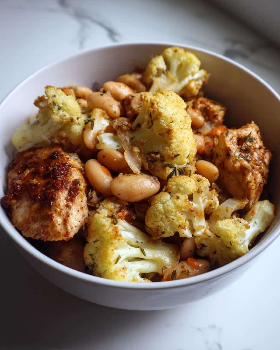 One‑Pot Chicken, Cauliflower & White Bean Bake - detail 1