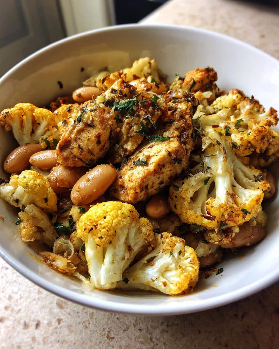 One‑Pot Chicken, Cauliflower & White Bean Bake - detail 2
