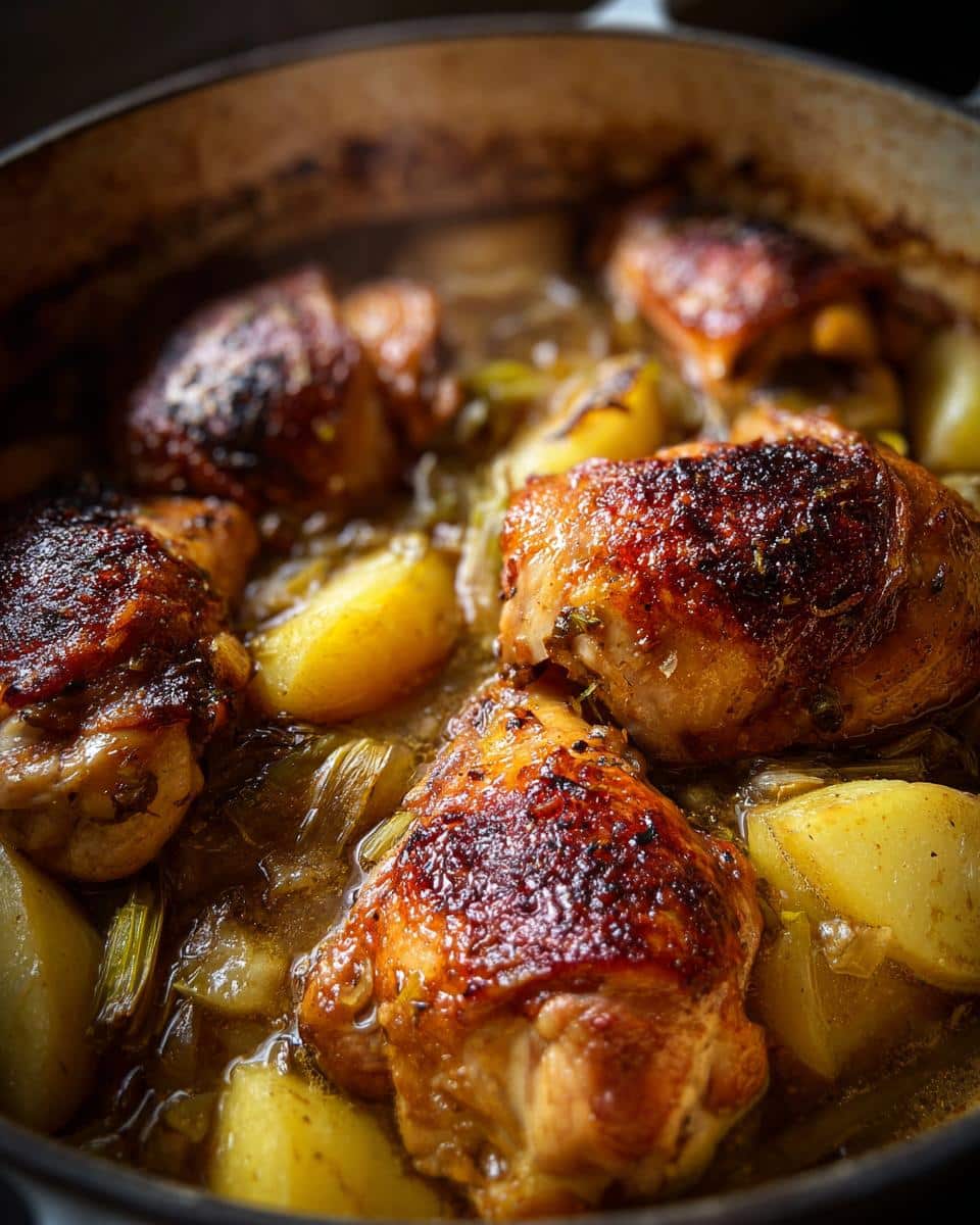 One‑Pot Chicken, Leek & Potato Bake - detail 2