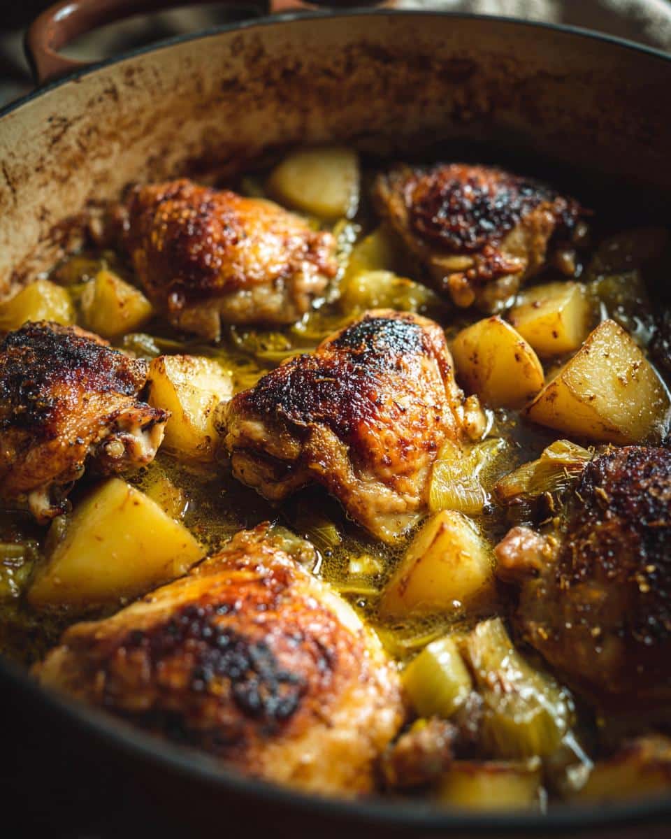 One‑Pot Chicken, Leek & Potato Bake - detail 3