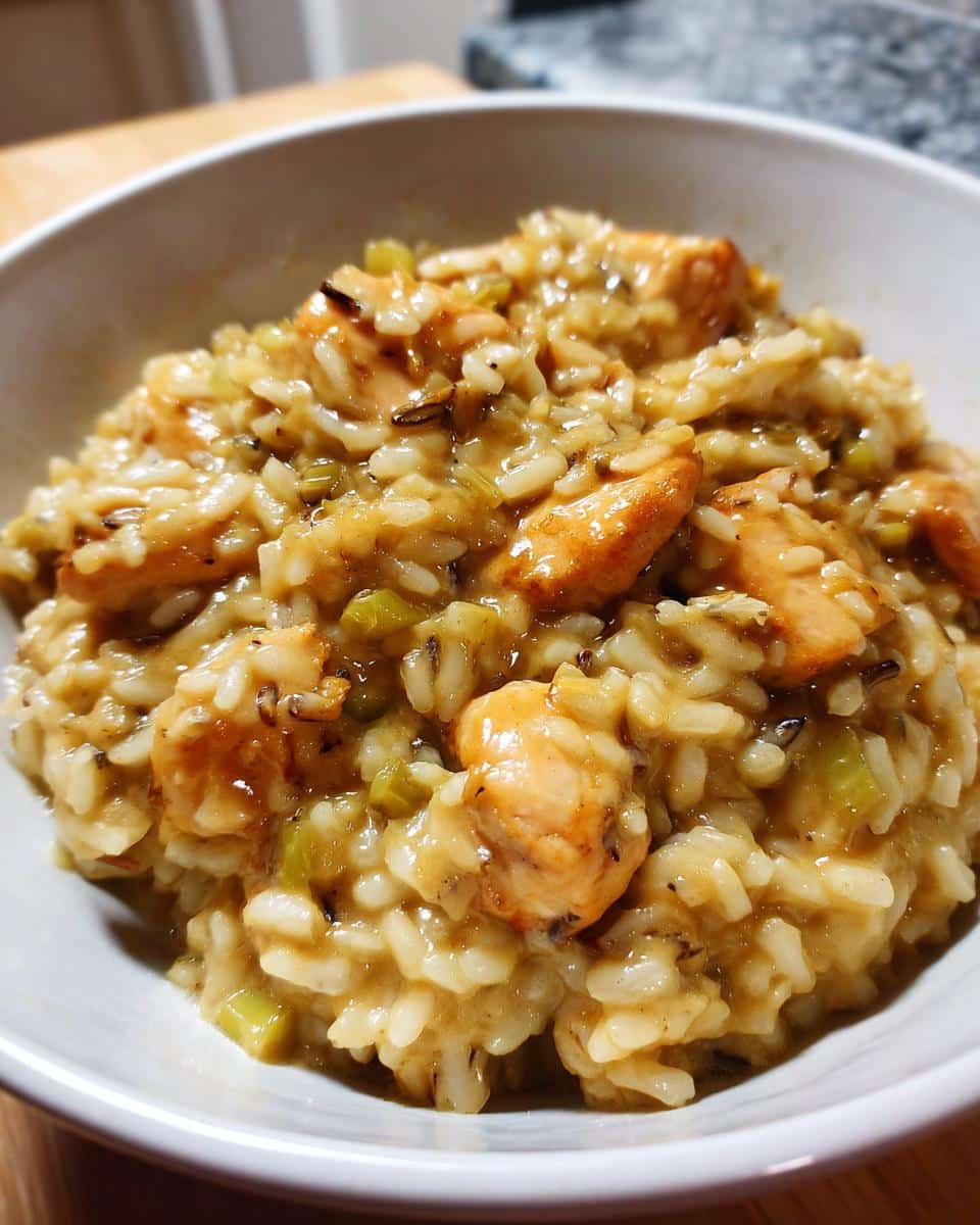 One‑Pot Chicken, Leek & Wild Rice Risotto - detail 3
