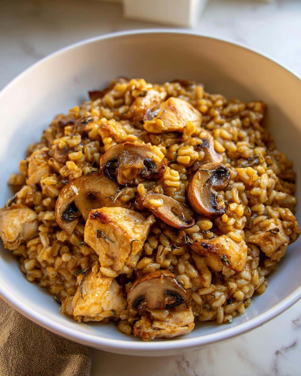 One‑Pot Chicken, Mushroom & Farro Risotto - detail 2