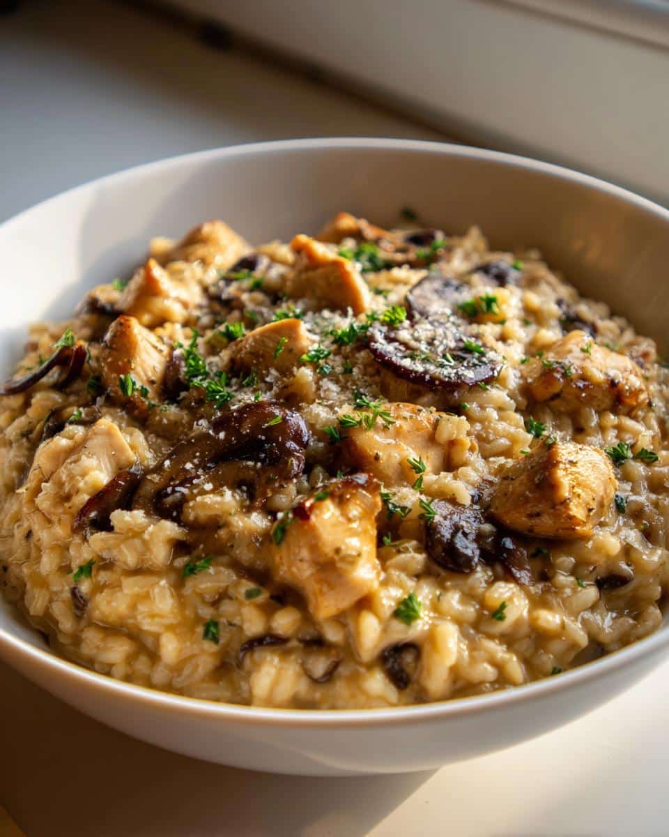 One‑Pot Chicken, Mushroom & Farro Risotto - detail 3