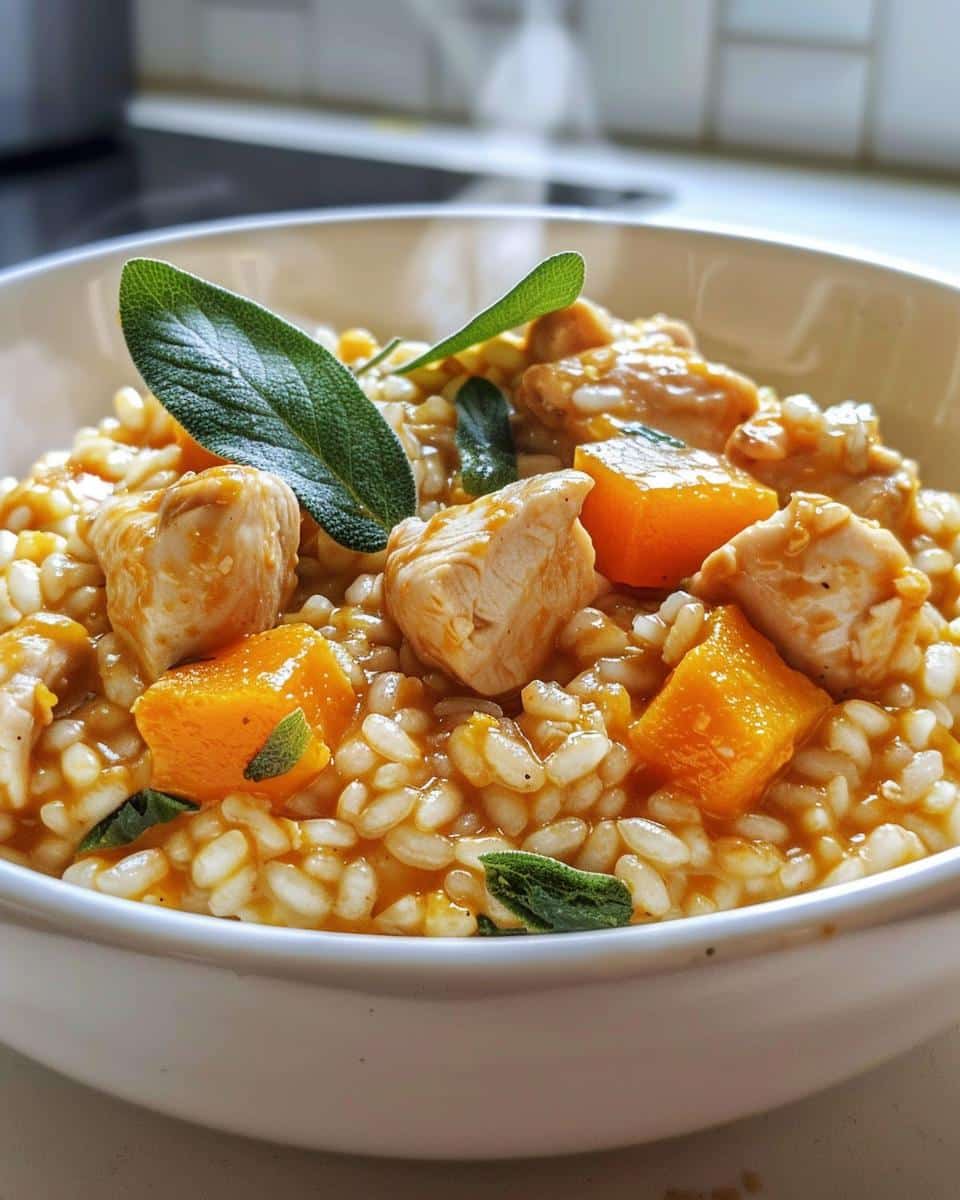 One‑Pot Chicken, Pumpkin & Sage Risotto - detail 2