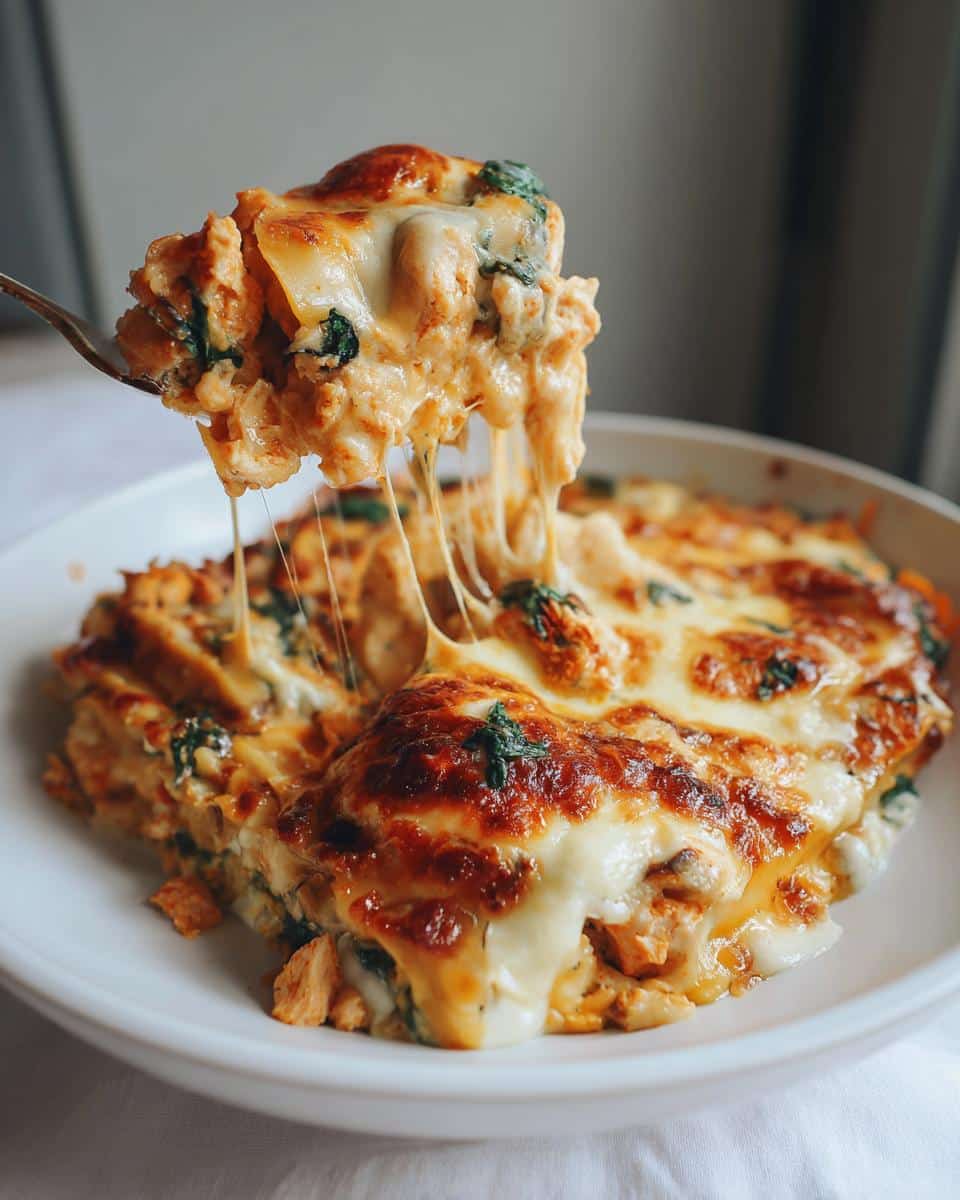 One‑Pot Chicken, Pumpkin & Spinach Lasagna Bake - detail 1