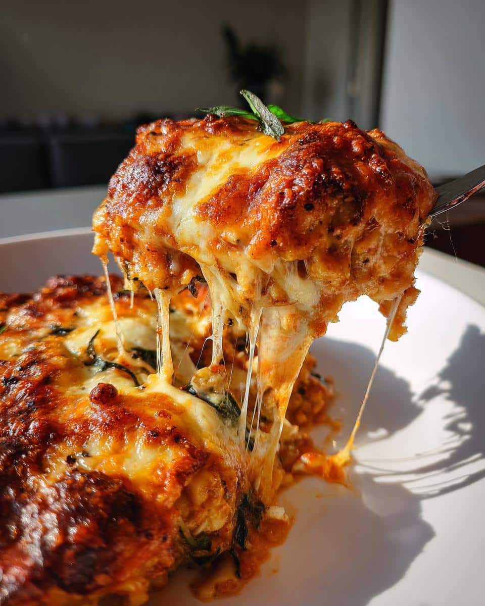 One‑Pot Chicken, Pumpkin & Spinach Lasagna Bake - detail 2