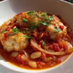 one-pot cod fennel white bean ragout