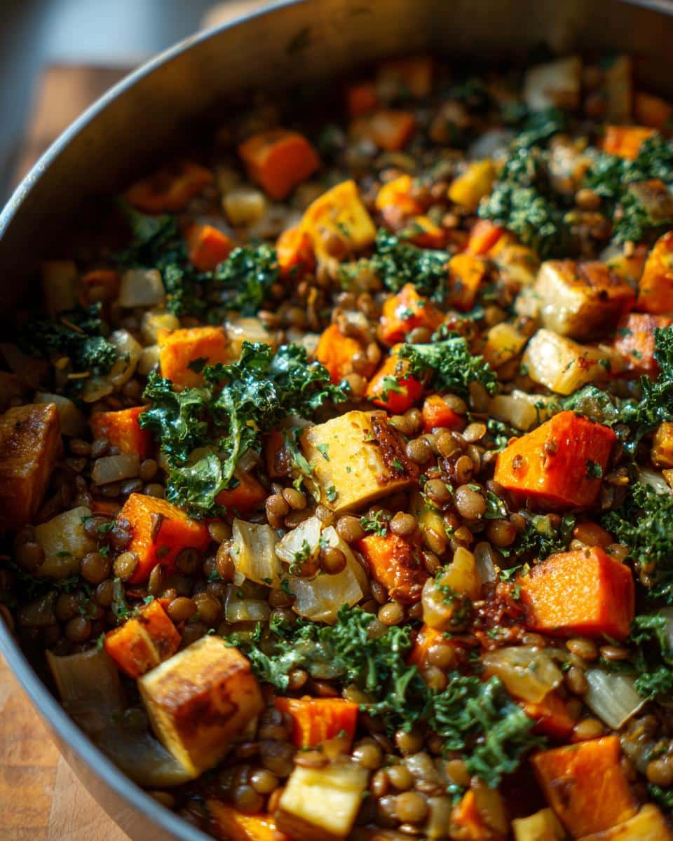 One‑Pot Lentil, Kale & Root Vegetable Bake - detail 2