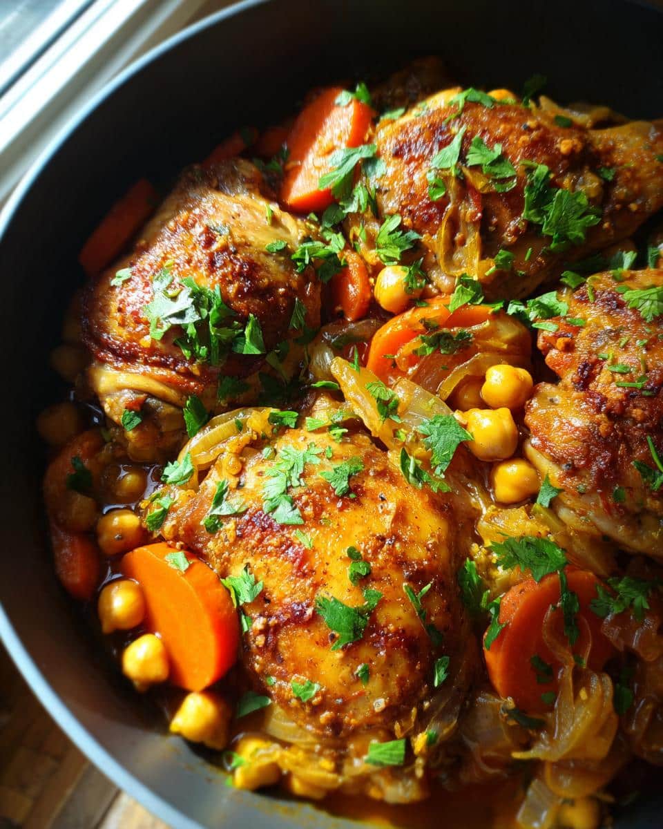 One‑Pot Moroccan Spiced Chicken with Chickpeas & Carrots - detail 1