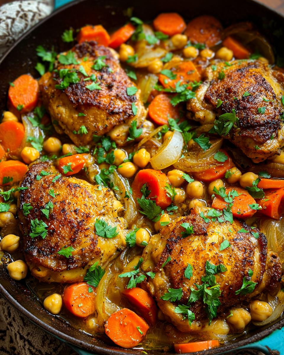 One‑Pot Moroccan Spiced Chicken with Chickpeas & Carrots - detail 2