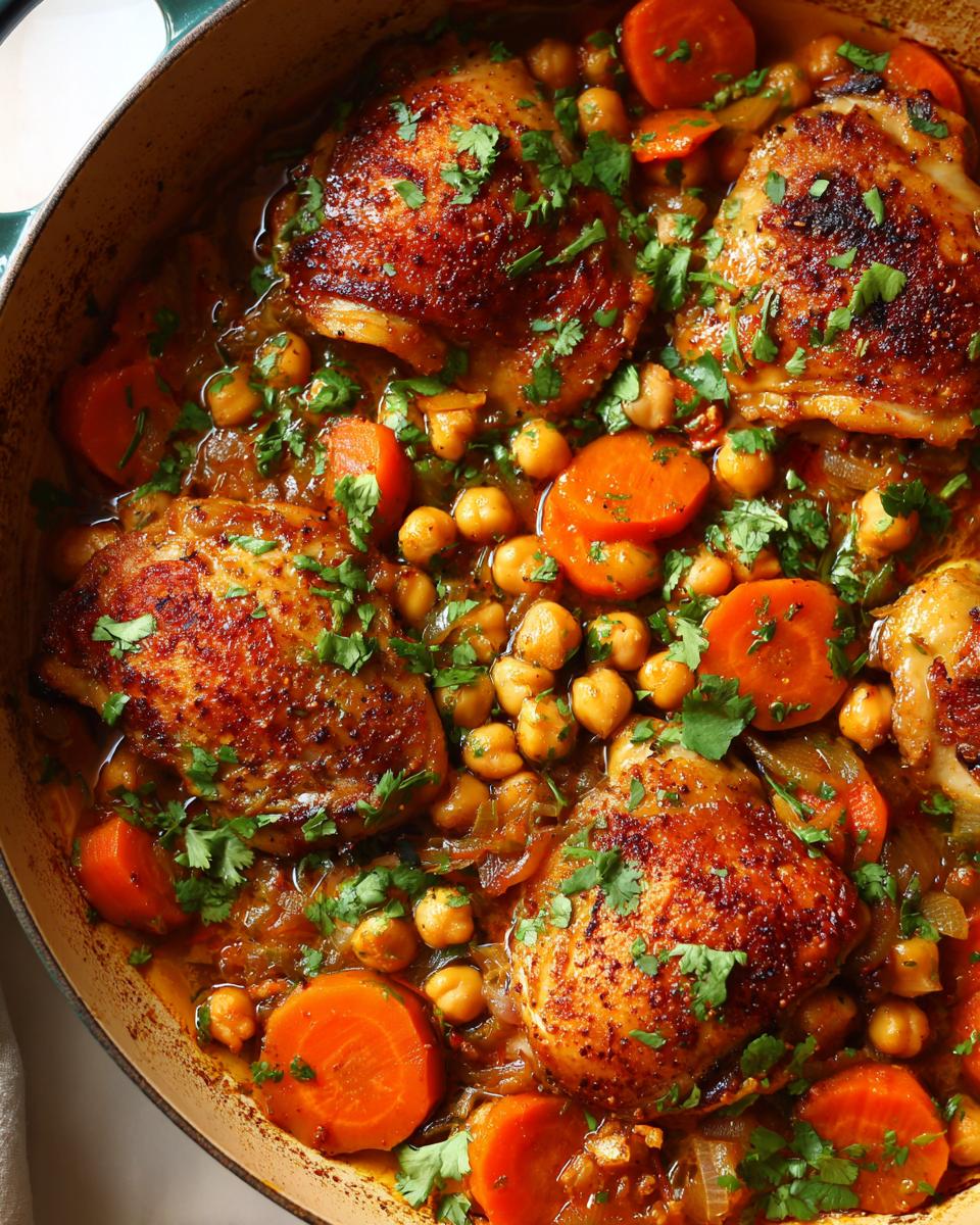 One‑Pot Moroccan Spiced Chicken with Chickpeas & Carrots - detail 3