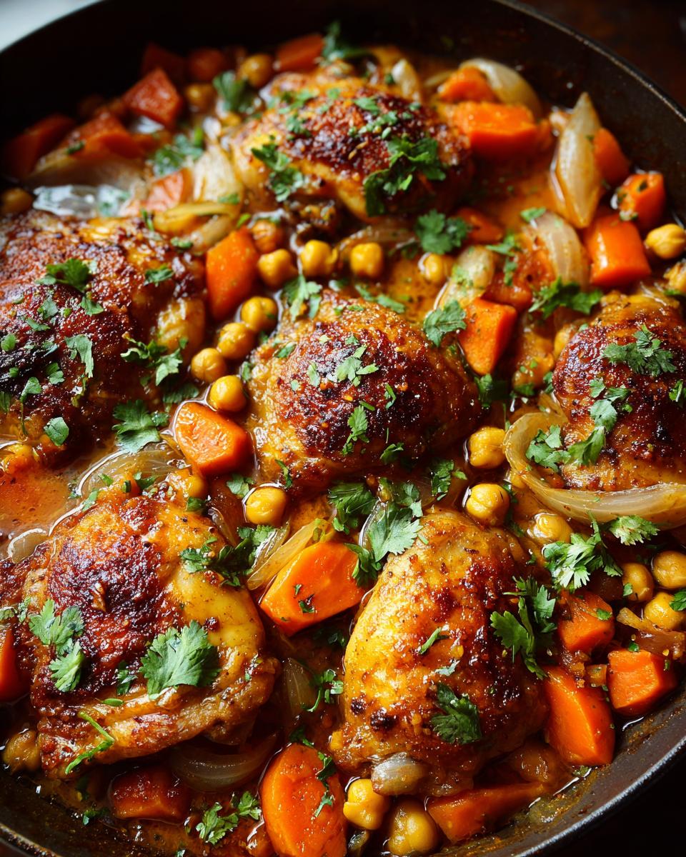 One‑Pot Moroccan Spiced Chicken with Chickpeas & Carrots - detail 4