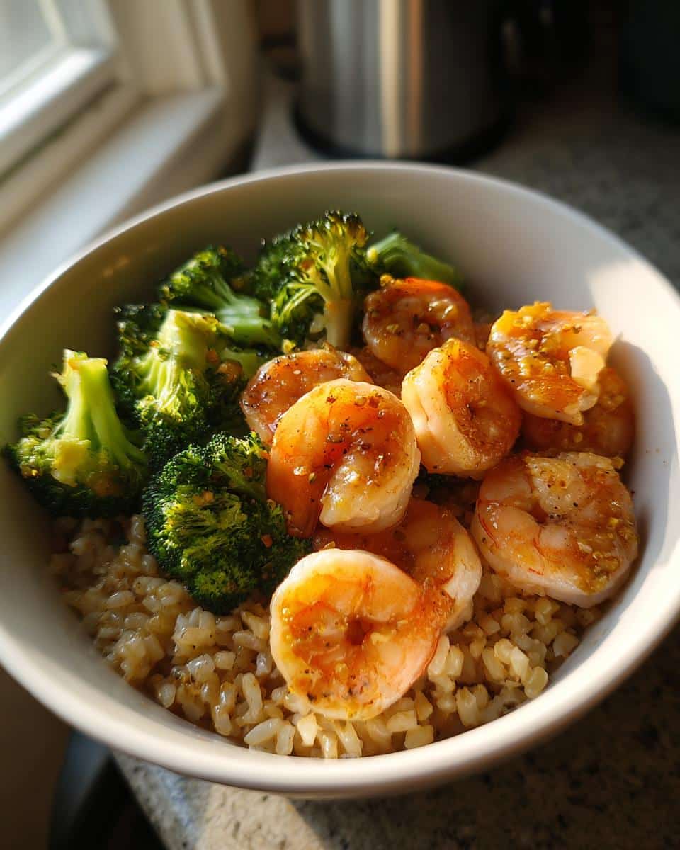 One‑Pot Shrimp, Brown Rice & Broccoli - detail 2