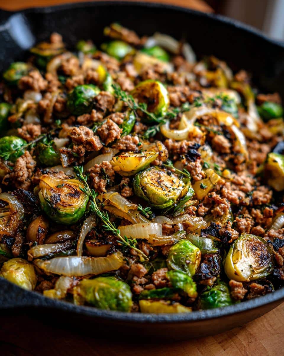One‑Pot Turkey, Brussels Sprouts & Wild Mushroom Medley - detail 2
