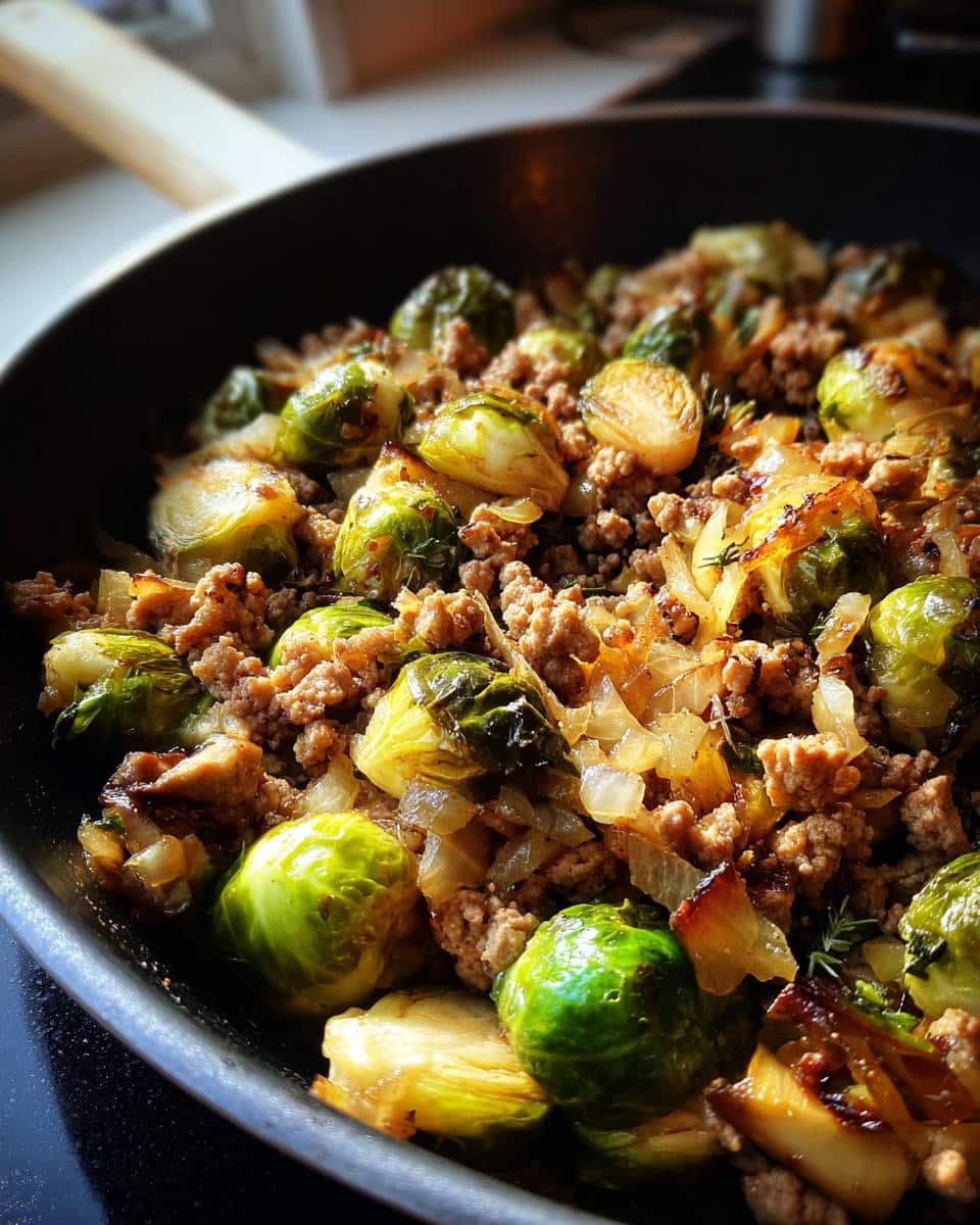 One‑Pot Turkey, Brussels Sprouts & Wild Mushroom Medley - detail 3