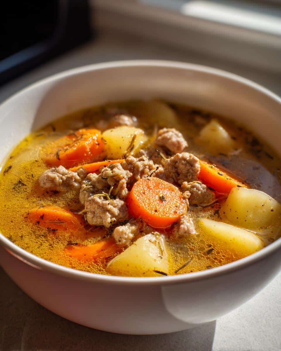 One‑Pot Turkey, Carrot & Parsnip Soup - detail 1