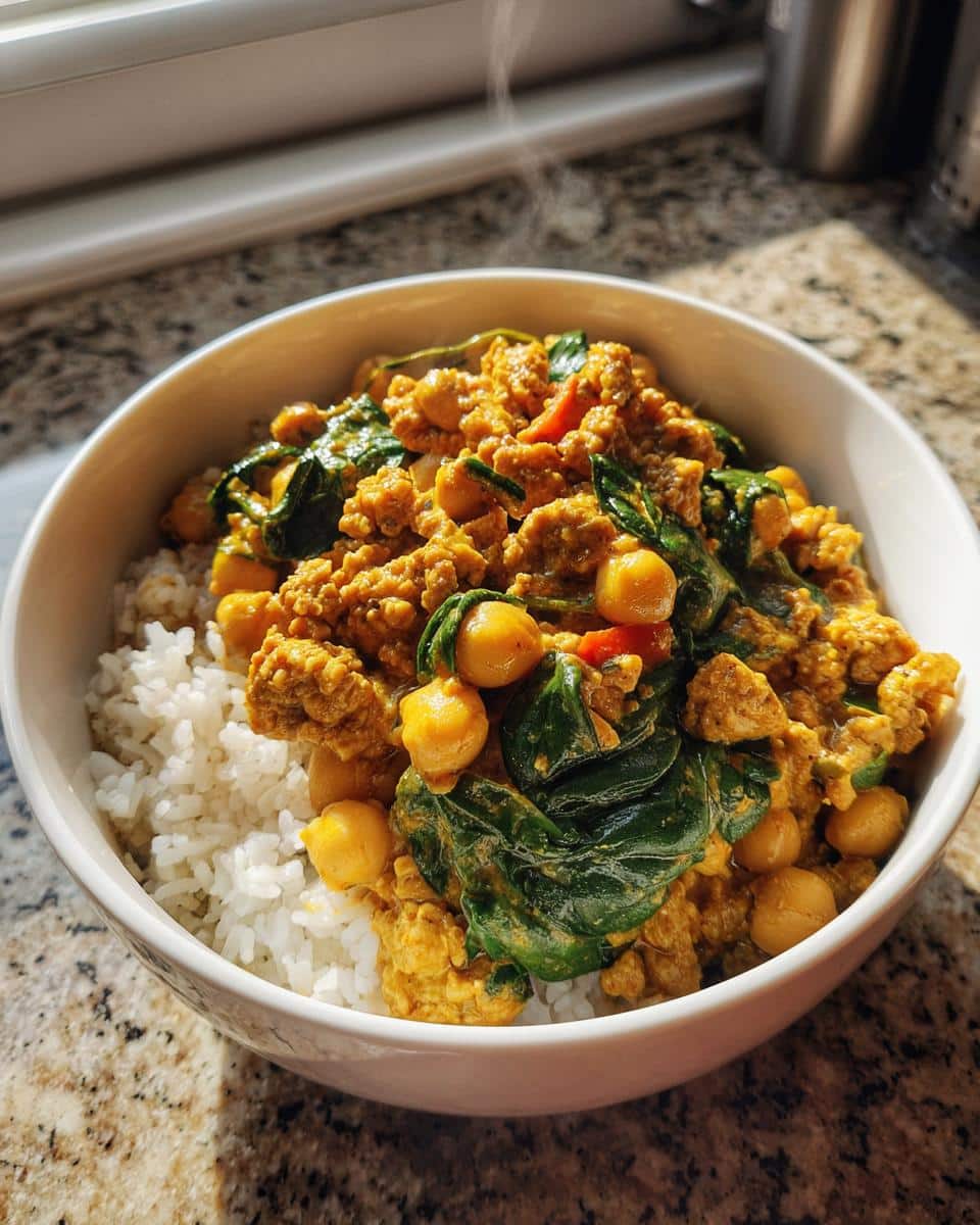 One‑Pot Turkey, Chickpea & Spinach Curry - detail 2