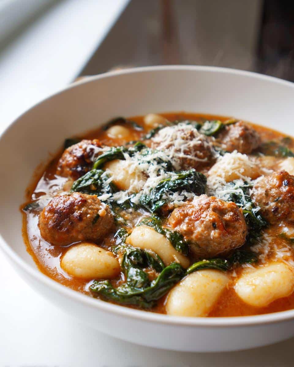 One‑Pot Turkey Meatball & Gnocchi Stew - detail 1