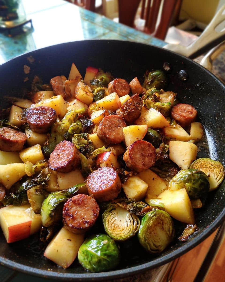 One‑Pot Turkey Sausage, Brussels Sprouts & Apple - detail 1