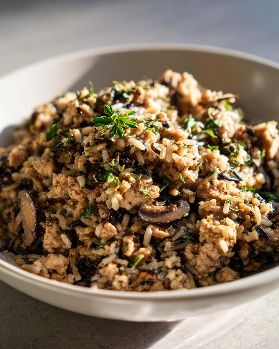 One‑Pot Turkey, Wild Rice & Mushrooms - detail 1