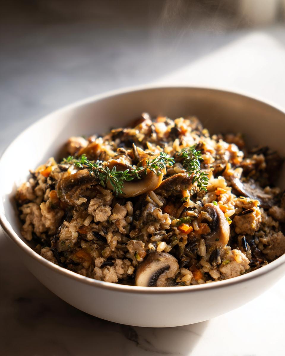 One‑Pot Turkey, Wild Rice & Mushrooms - detail 2