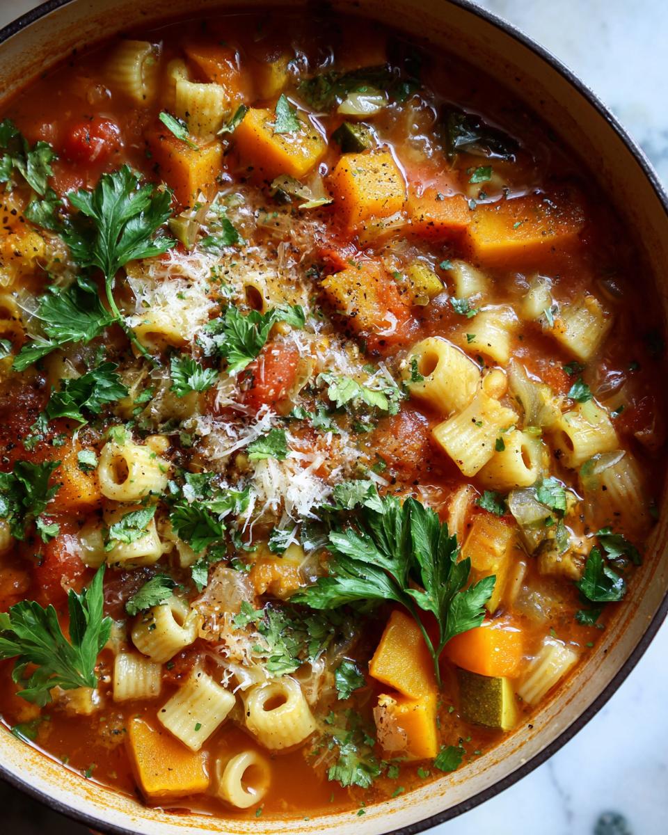One‑Pot Vegetable Minestrone with Winter Squash - detail 3