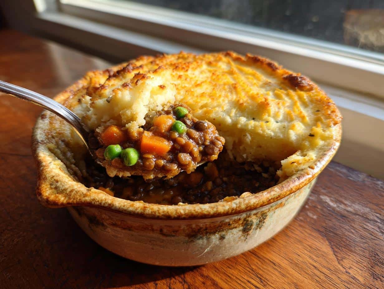 One‑Pot Vegetable Shepherd’s Pie with Lentils