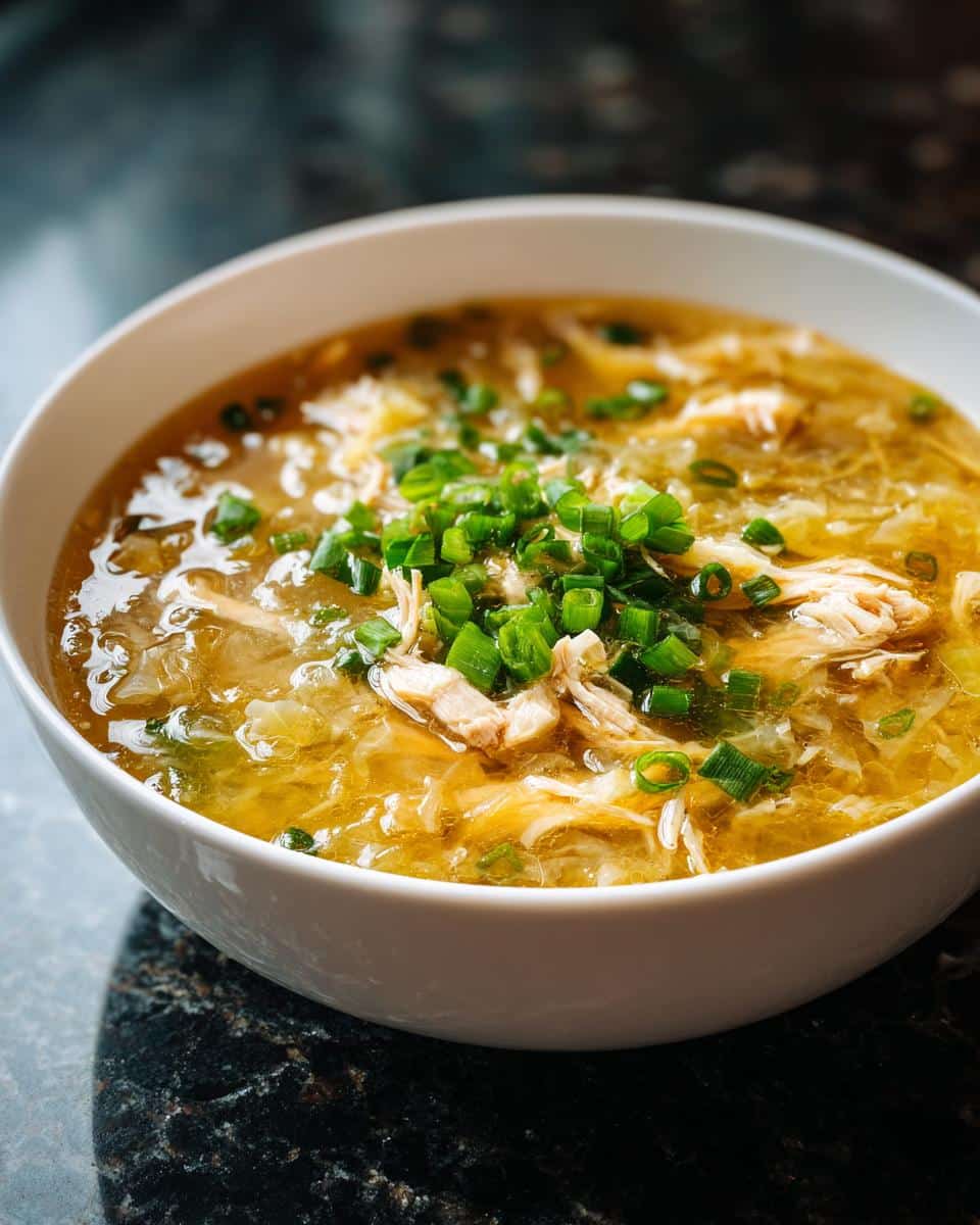 Asian Chicken Cabbage Soup - detail 2