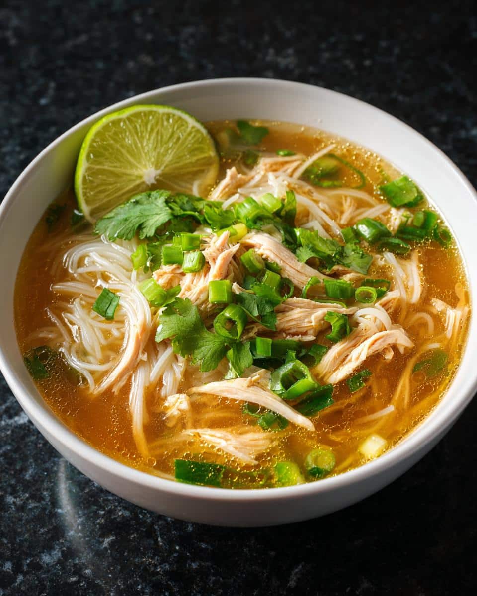 Asian Chicken Noodle Soup - detail 1