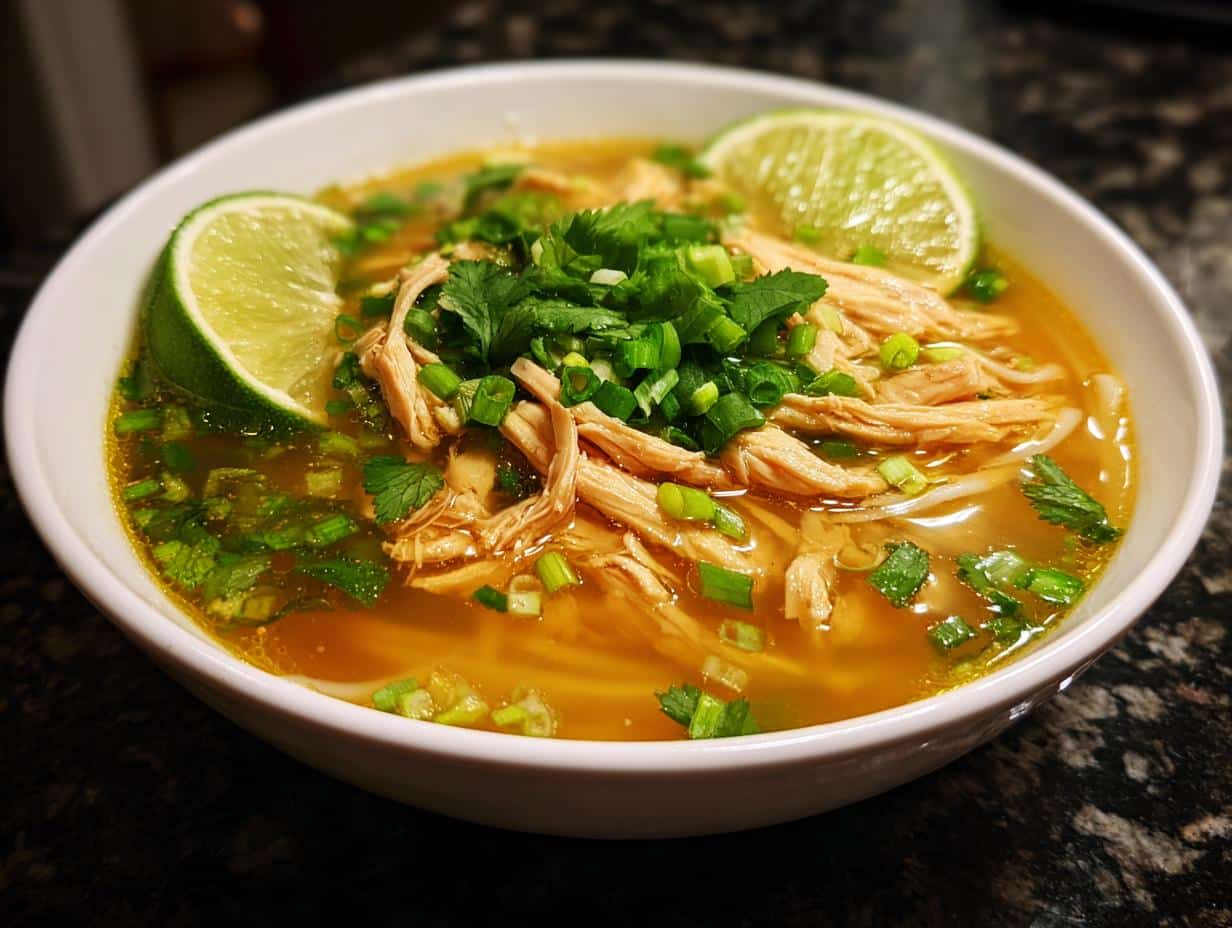 35-Minute Asian Chicken Noodle Soup That Heals Your Soul