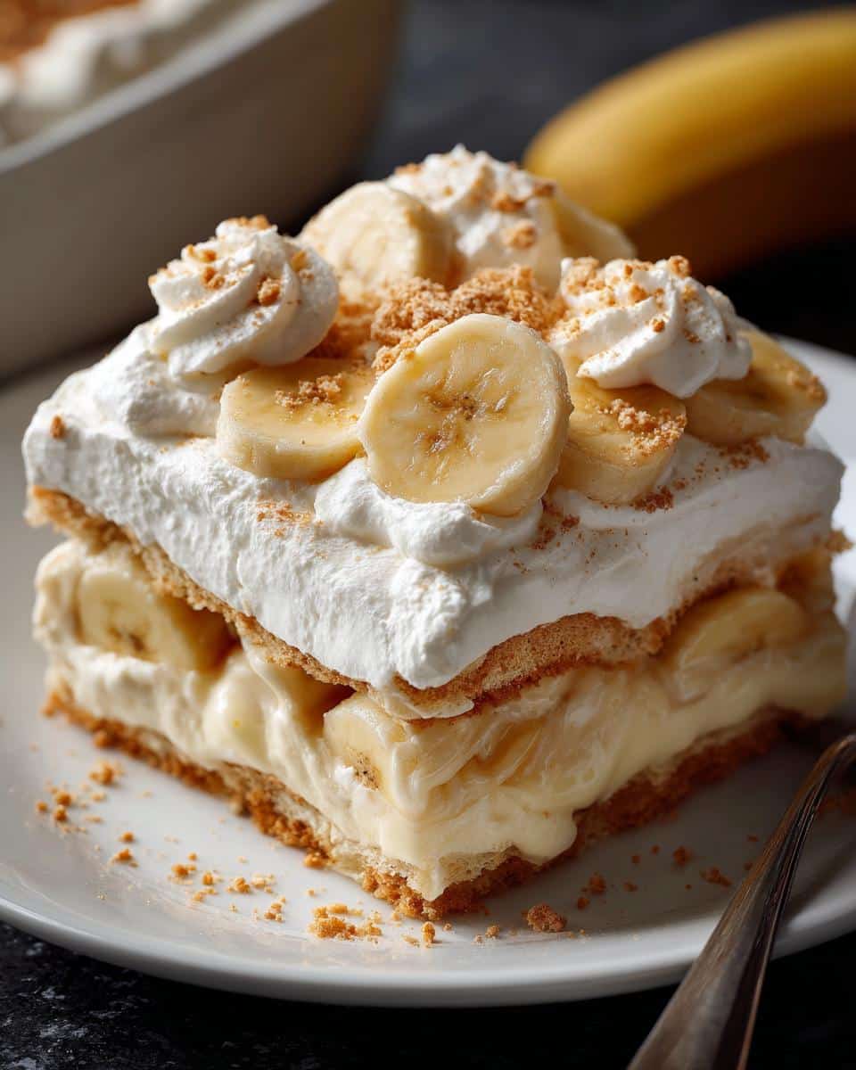 Banana Pudding Lasagna - detail 2
