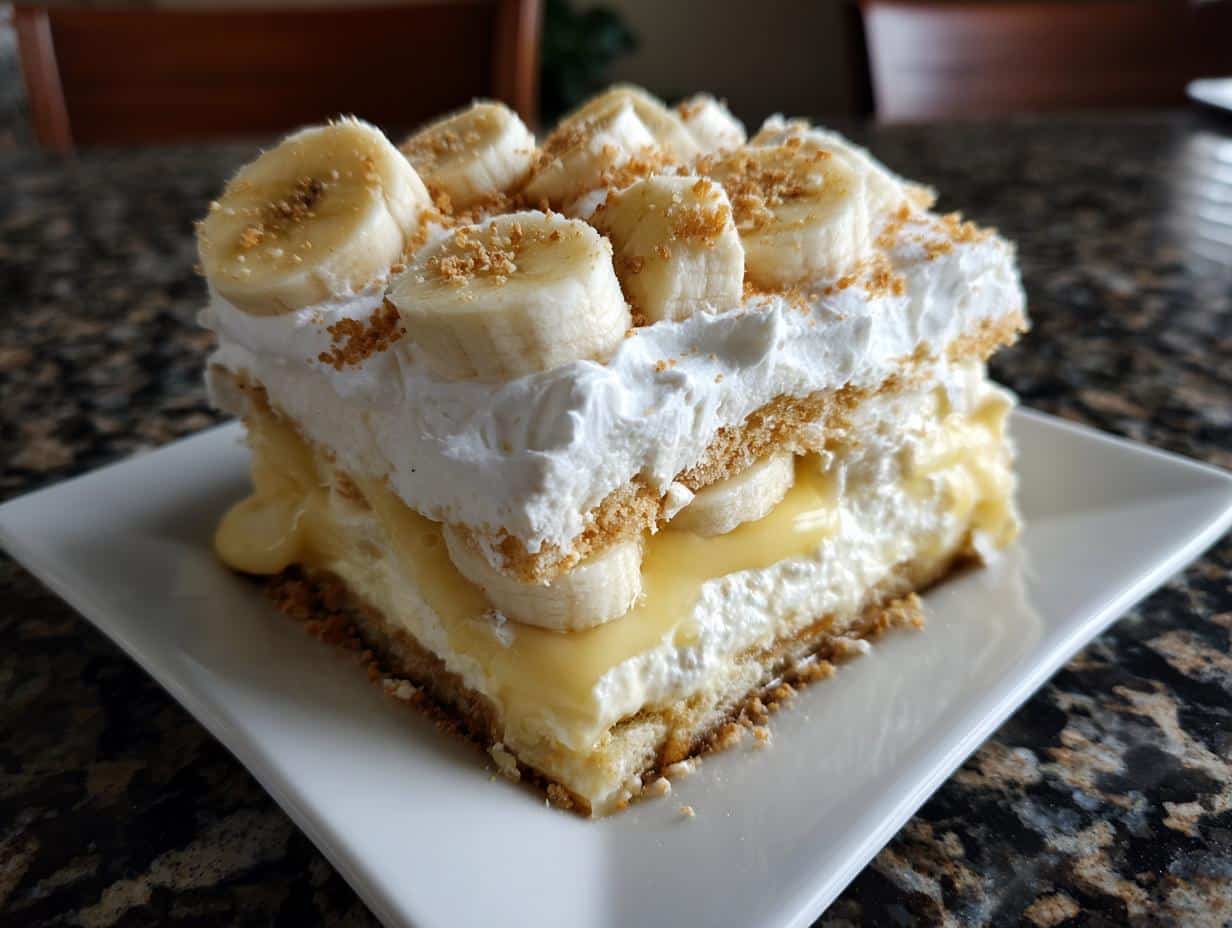Irresistible 4-Layer Banana Pudding Lasagna Recipe