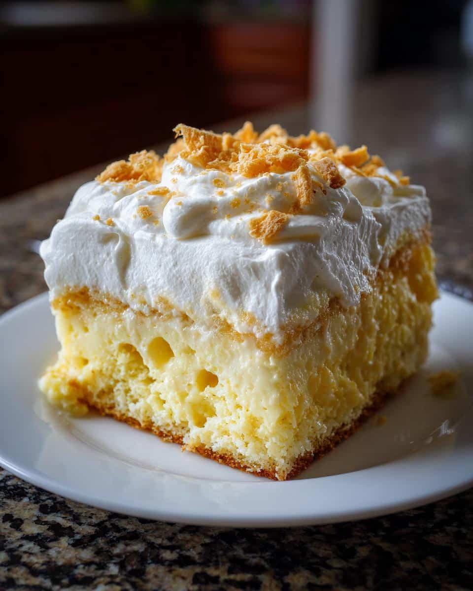 Banana Pudding Poke Cake - detail 3