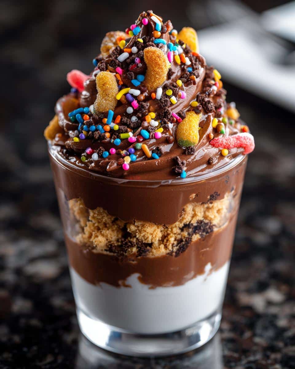 Birthday Cake Dirt Cups - detail 1