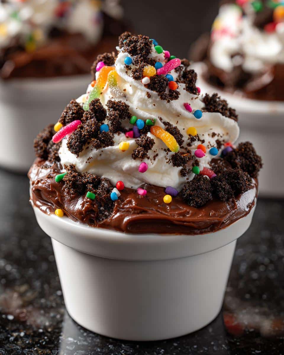 Birthday Cake Dirt Cups - detail 3