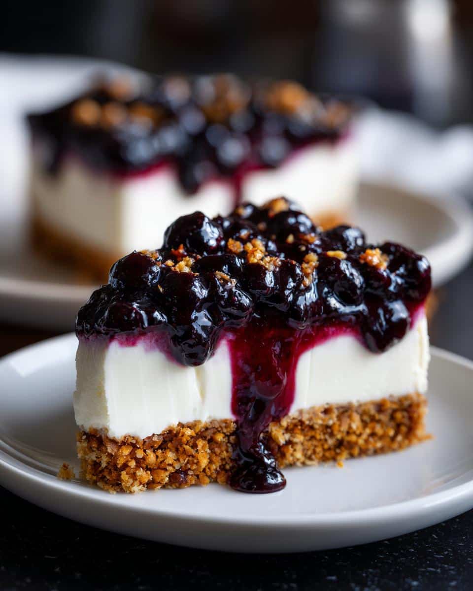 Blueberry Pretzel Dessert - detail 1